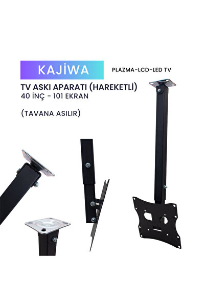 KAJİWA 40 İNÇ ASKI APARATI HAREKETLİ (101 EKRAN) Tüm Marka ve modellerle uyum...