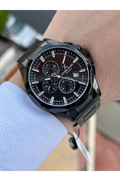 Daniel Klein Steel Band Internal Functions Active 30 Mt Waterproof Men's Wristwatch EDK.1.10656-6