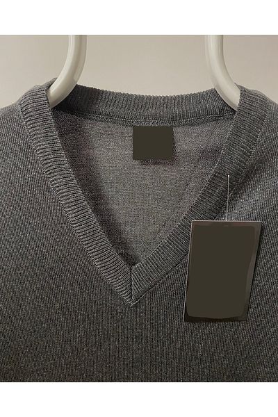 we are the best UYSALİDA Men's V-Neck Sweater - Thin Wool Knitwear, Non-Pilling Özbarla