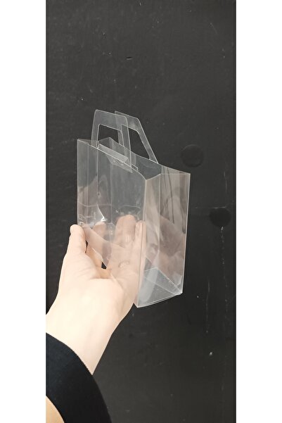 demontecraft Asetat çanta şeffaf 5 adet (16x11x4.5 ölçüleri)