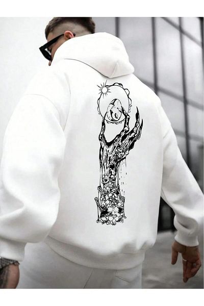 Pisa Art Φούτερ Berserk God Ornaments Skull Hand Sculpture