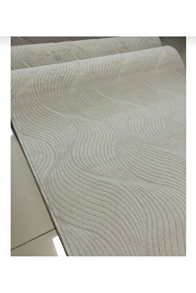 AKSU KAYMAZ TABAN ELİT BUKLE KESME SALON KORİDOR MUTFAK HALISI ORLO AÇIK BEJ YOLLUK