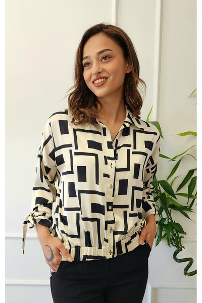 AYHAN Каре Десен Гомлек