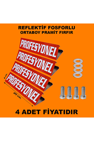 pozantiaksesuardunyasi Piramit Fırfır 25 cm. Reflektif Fosforlu bmc profesyon...