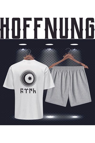HOFFNUNG Full Shorts Turan Birlik Unisex Bottom Top Set