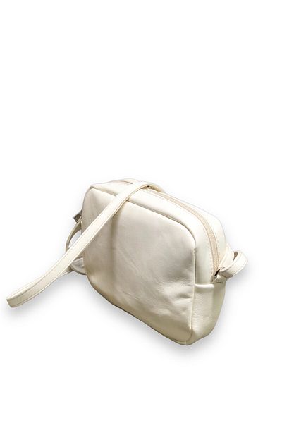 Sir Cliffson Sircliffson Genuine Leather Mini Urban Cross Strap Adjustable Hand Arm and Shoulder Bag Ecru!