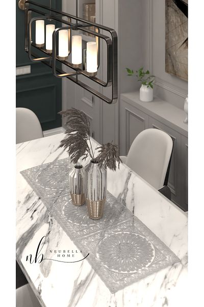 CAMİNHO DA LUA American Service Runner Kitchen Set Solar Table Presentation Set Dowel