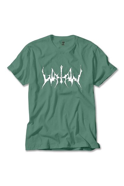 Z zepplin Πράσινο T-Shirt με κείμενο λογότυπου Watain