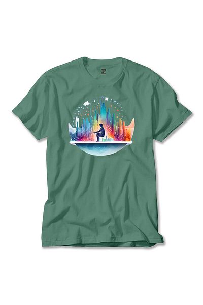 Z zepplin Πράσινο T-Shirt Middleware