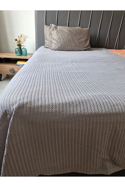 Naturalp Single Pike - 100% Organic Cotton, 230x150cm Knitted