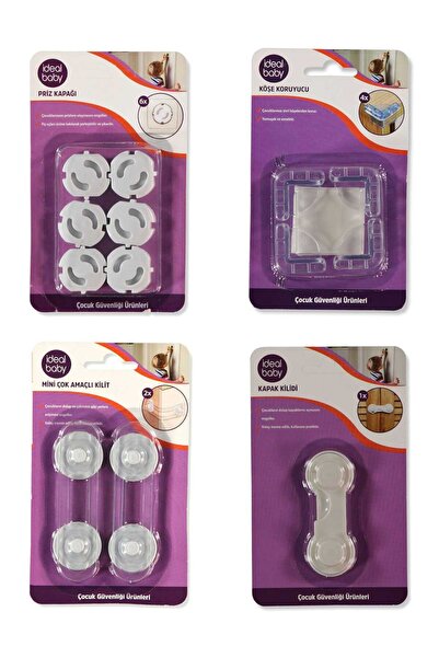 Zindrella Kids 4 Lü Paket Koruyucu Emniyet Kilit Takımı