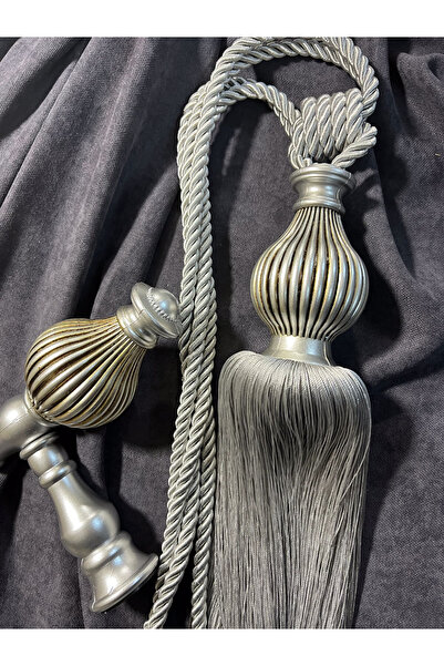 Helezoni Accesoriu pentru perdea Brașoare scurte cu ciucuri pentru perete Brașoare și Renso Set 1 Brașoare - 1 Renso