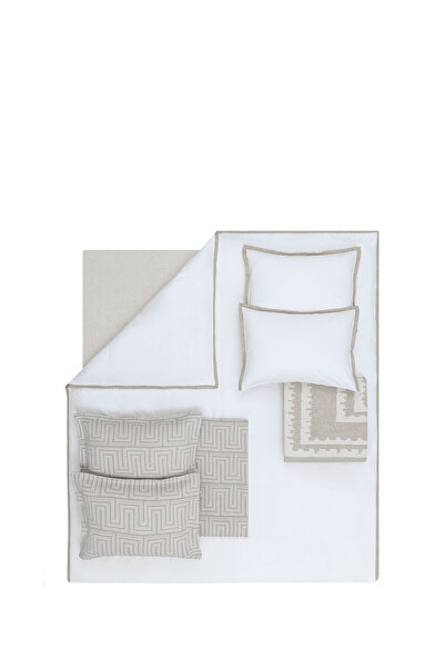 Yataş Harlow Double Fall Winter 8-Piece Dowry Set - Mink