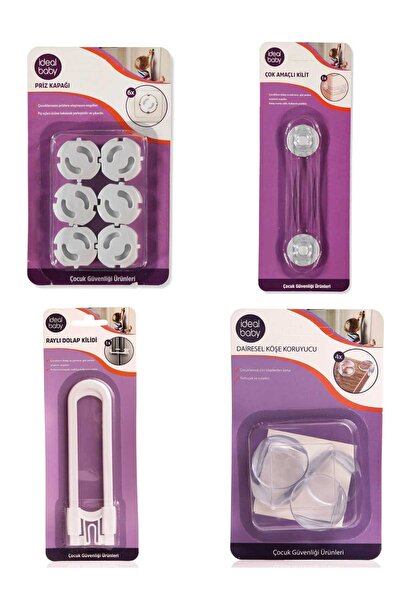 Zindrella Kids 4 Lü Paket Koruyucu Emniyet Kilit Takımı