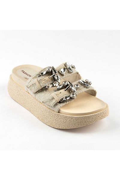 Guja Παντόφλες Γυναικείες / Κορίτσια 24Y436-6 BJ Guja Beige
