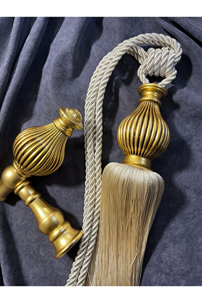 Helezoni Accesoriu pentru perdea Brașoare scurte cu ciucuri pentru perete Brașoare și Renso Set 1 Brașoare - 1 Renso