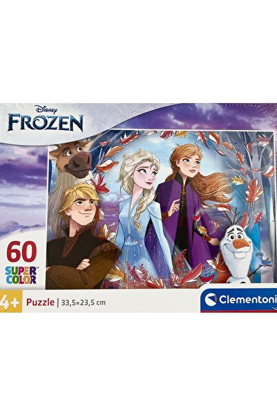 Clementoni Puzzle CLEMENTONİ DİSNEY FROZEN 60 PARÇA PUZZLE YAP BOZ SETİ 4+ SU...