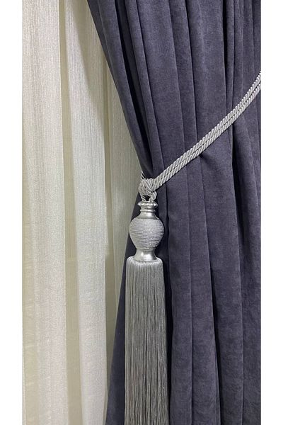 Helezoni Curtain Accessory Rope Wrap Vase Brachool Short Tassel For Wall