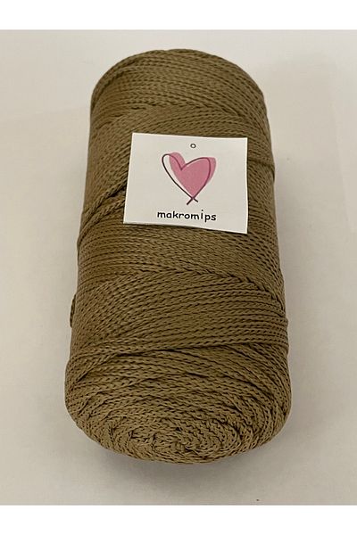Makromİps 100g 1,5mm Σχοινί Μακραμέ Σουπλά Τσάντα - Premium Πολυεστερικό Χόμπι Πλεκτό Σχοινί