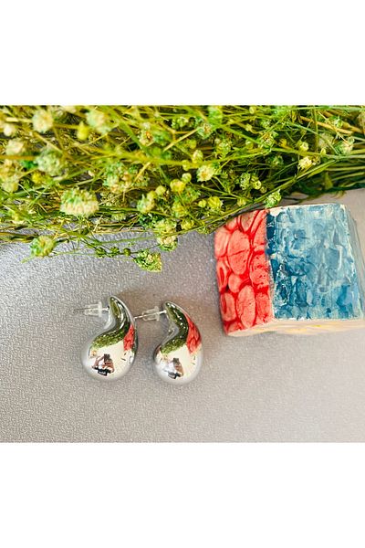 Markiz Takı Bottega Italian Teardrop Earrings