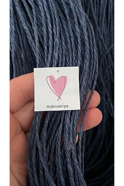 Makromİps ΠΟΛΥΤΕΛΕΣ PREMIUM Κορδόνι Kraft Hobby 2 mm 50gr - Πλεκτό στο χέρι Συσκευασία και Στολισμός Πολλαπλών Πλεξούδων
