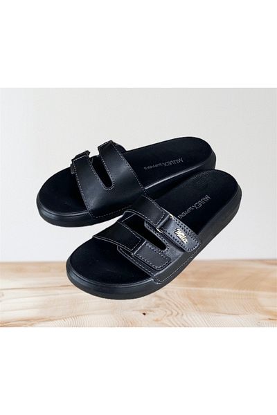 MULEX γυναικεία άνετη σόλα velcro ορθοπεδικές παντόφλες
