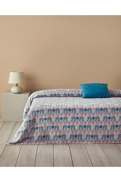 English Home Tropical Palm Double Pike Blue