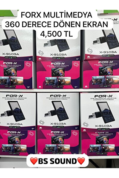 For-X MULTİMEDYA 360 DERECE DÖNEN EKRAN