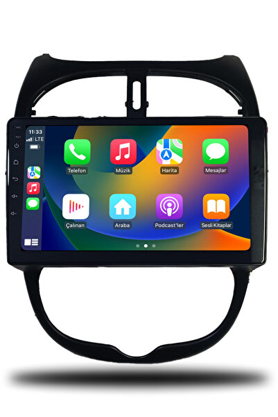 Genel Markalar Peugeot 206 Android Carplay Multimedya 1999-2011 2GB RAM + 32G...