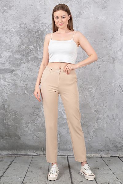 NARİKA High Waist Lycra Fabric Pants