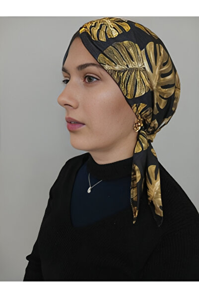 Moda Cilve Desenli Büzgülü Sandy Hazır Bone