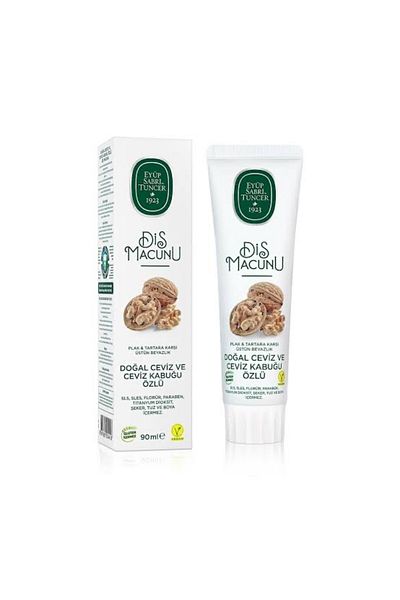 Eyüp Sabri Tuncer 90ml Natural Walnut and Walnut Shell Toothpaste