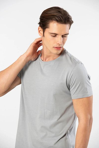 Cacharel Tricou pentru bărbați cu decolteu - 50% bumbac modal, 50% bumbac obișnuit