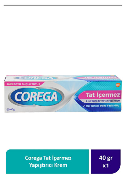 Corega Tat İçermez Diş Protezi Yapıştırıcı Krem 40g