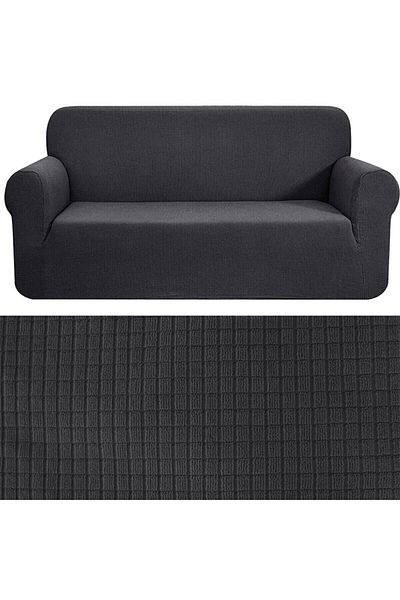 Bemrax Piti Square Sofa Cover, Lycra Sofa Bed Cover 1 Piece 3 Seater