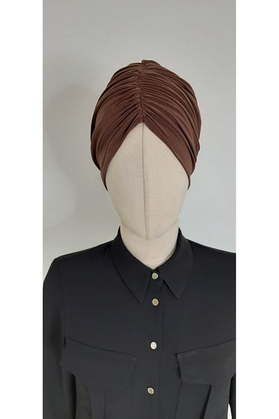 R&S modibone Καπάκι θαλάσσης και πισίνας - Hijab Swimmer, Συμβατό με Hasema και Maiyao, Καφέ Χρώμα