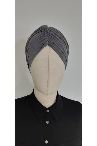 R&S modibone Gray Hijab Swimming Cap - For Sea and Pool, Compatible with Hasema and Swimsuit Top