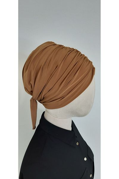R&S modibone Mustard Color Hijab Swimming Cap - For Sea and Pool, Compatible with Hasema and Maiyo Top