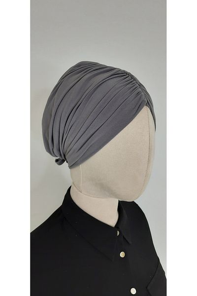 R&S modibone Gray Hijab Swimming Cap - For Sea and Pool, Compatible with Hasema and Swimsuit Top