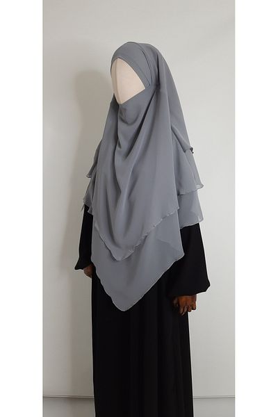 R&S modibone Sufler cu sifon gri cu 3 straturi - Hijap de dimensiune medie