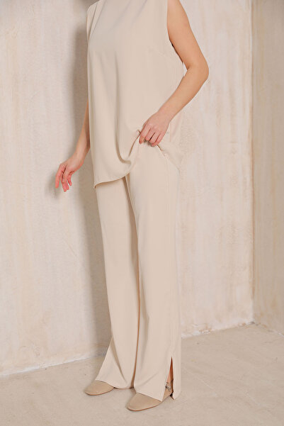 Melike Tatar STONE Slit Pants 32-2074