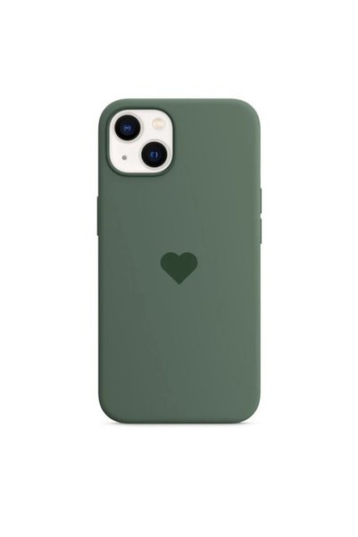 enfein حافظة Balporsuku Hearted Launch متوافقة مع هاتف iPhone 14 Plus KLP Khaki