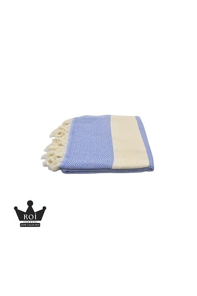 Roi Tekstil Pestamal Striped 100% Bumbac 100x180 Cm Albastru