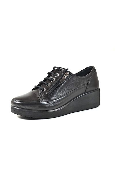 Beety 20bk07.5000 Pantofi de damă din piele naturală cu fermoar negru