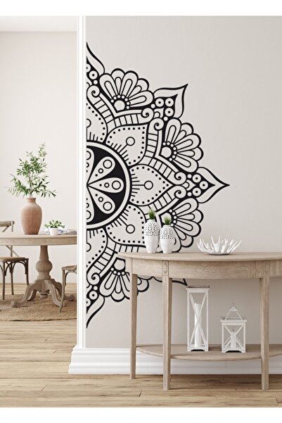 Sticker Sepetim Autocolant decorativ de perete Mandala Flower Xl - Decor de p...