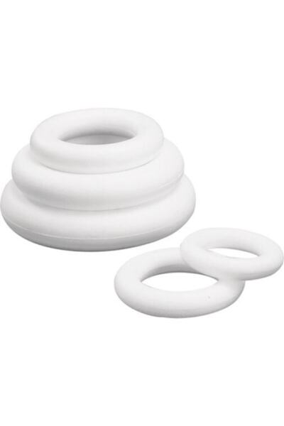 Aker Hediyelik Strafor Köpük Halka Sert Strafor Köpükten 34cm Çapında 3 Adet Halka Daire