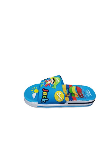 Calx Cx0368-010 Хлопчачі синьо-білі капці з малюнком пірата для щоденного використання на пляжі
