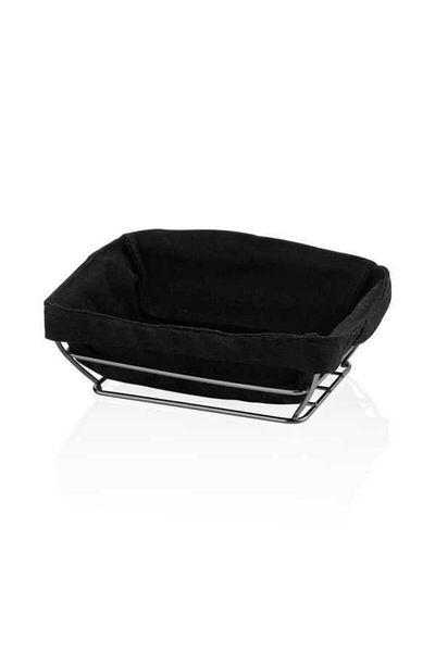 Narin Wire Bread Rack Rectangular - Anthracite (BLACK CLOTH)