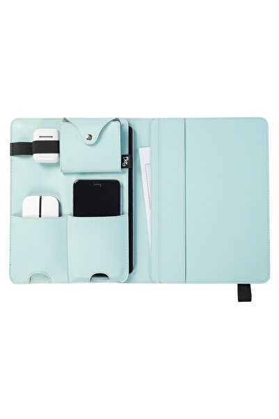 2K Yeşil Suni Deri Organizer Ve Tablet Kılıfı  42x27 cm