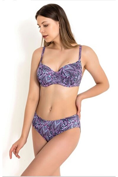BADELİNA Balenli Toparlayıcı Kaplı Bikini
